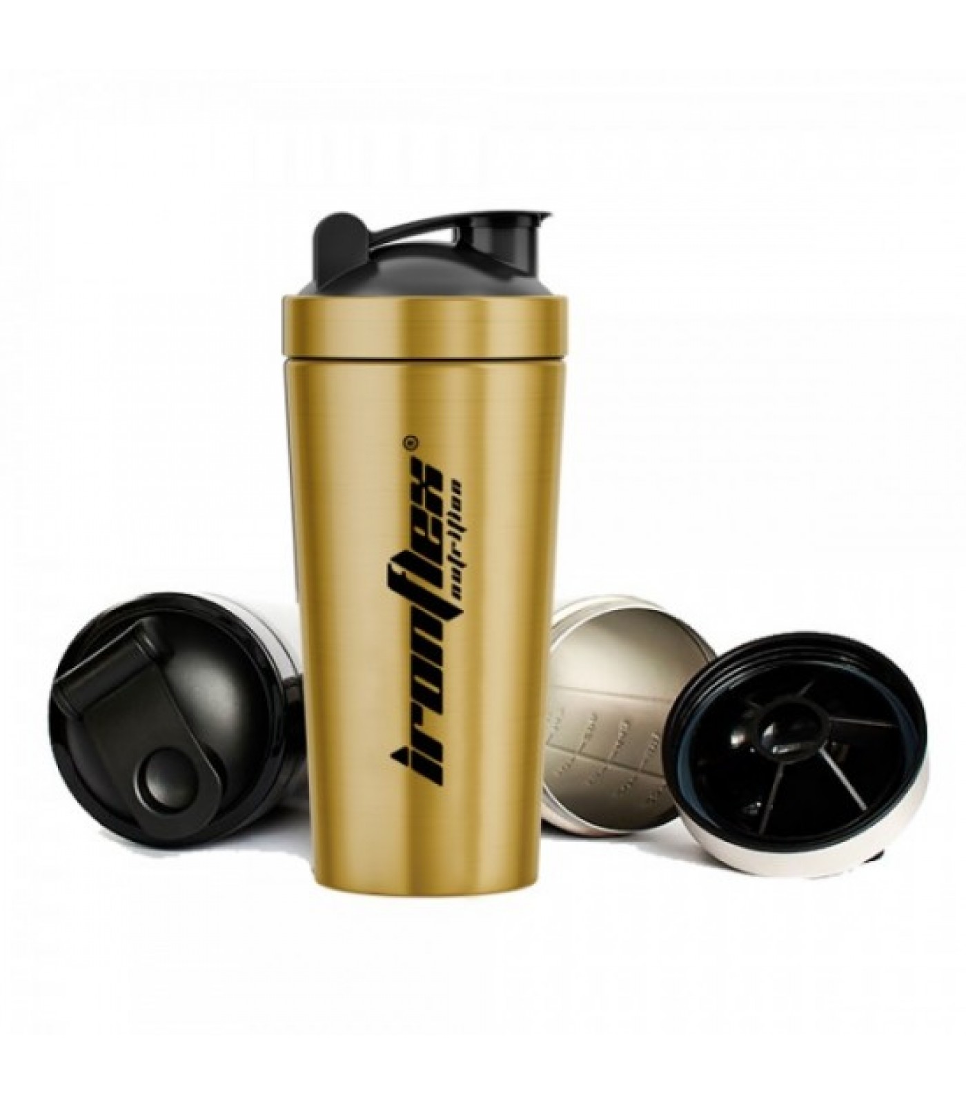 IronFlex Shaker Steel 750 мл gold​